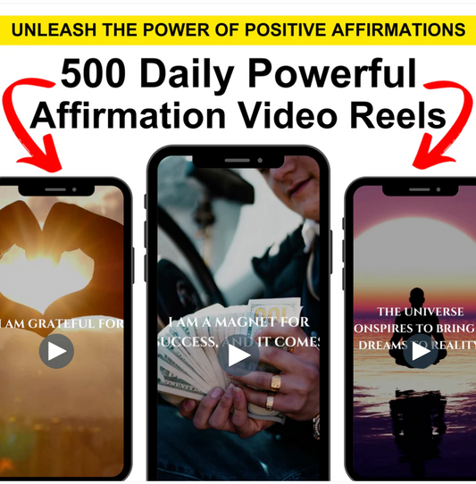 500 Daily Positive Affirmation Reels